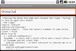 Editor scripts android