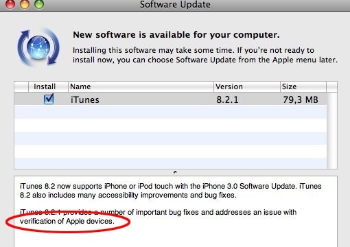 iTunes deshabilita el soporte para Palm Pre