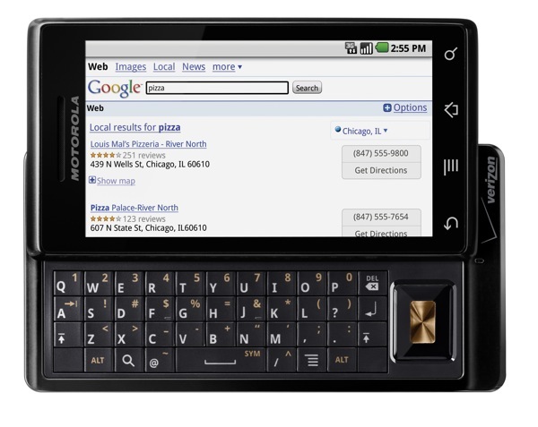 Motorola prepara 20 smartphones para el 2010