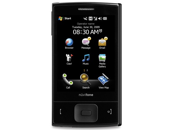 Garmin-Asus nuvifone M20 actualizado a Windows Mobile 6.5