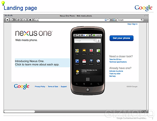 google nexus one filtrado