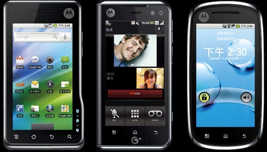 moto xt701 mt710 y xt800 para China con Android