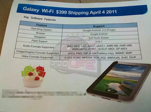galaxy tab wifi abril galaxy tab wifi abril