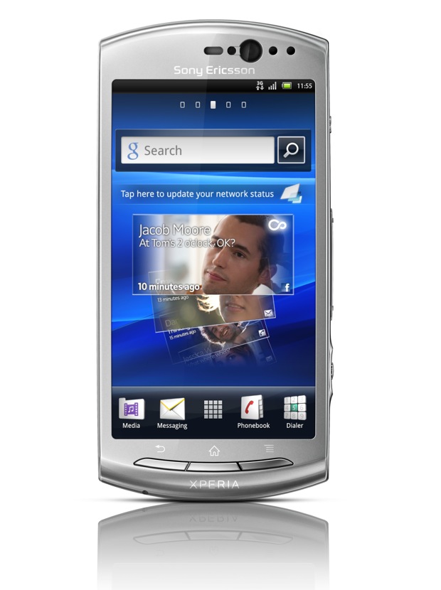 Xperia-Neo_V_FrontV_Silver_Flower