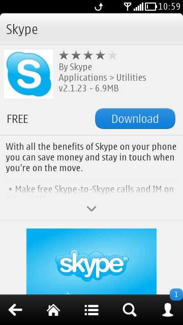 nokia phones supporting skype video call