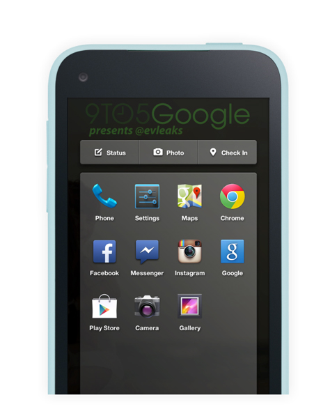 facebook - HTC First aparece en colores; capturas de pantalla de Facebook Home
 Top