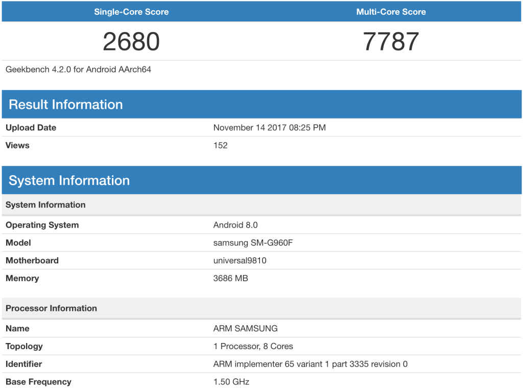 s9 plus benchmark