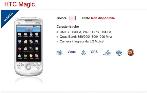 HTC Magic en TIM