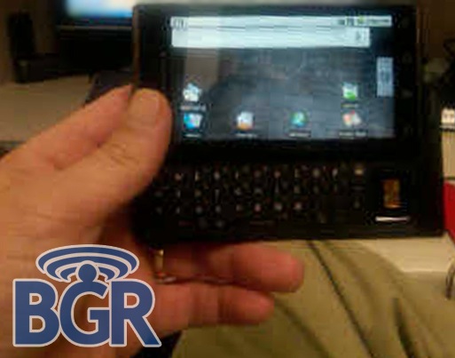 Motorola Sholes corriendo en desarrollo