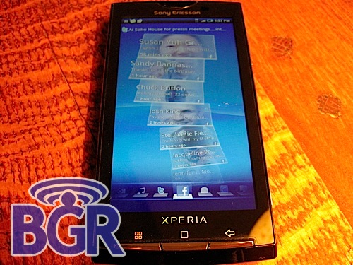 Sony Ericsson Xperia X10 a 879 dolares para el 2010