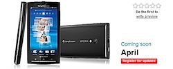 Sony Ericsson Xperia X10 vodafone abril