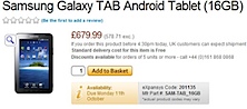 Precio Samsung Galaxy Tab