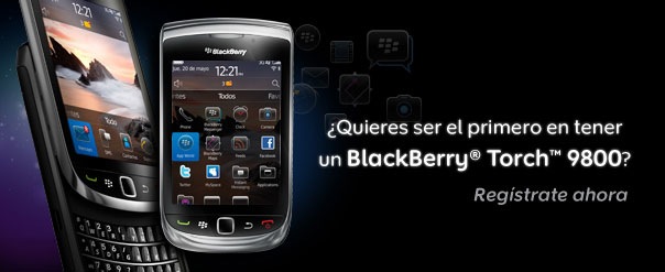 Blackberry Torch en Telcel