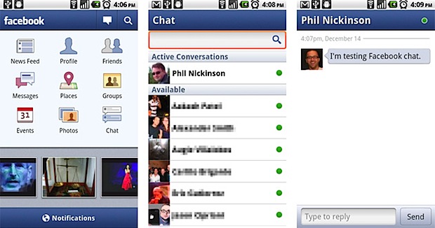 facebook para android