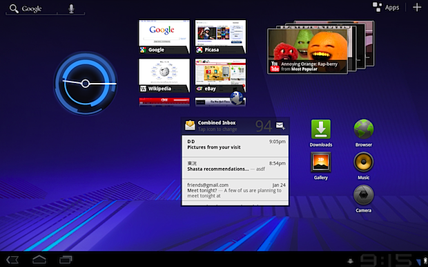 Preview del SDK de Android 3.0 Honeycomb publicado