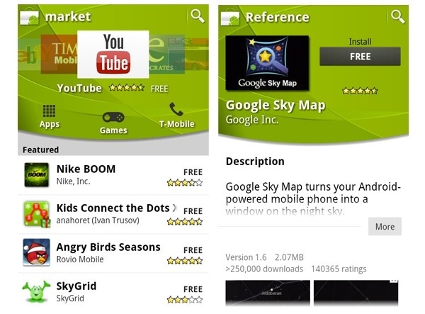 Google no está contento con las ventas en Android Market