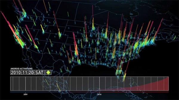 Activaciones geográficas de smartphones Android en video