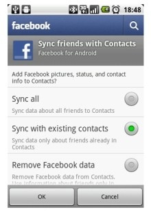 Google deshabilita sincronización de contactos de Facebook en Android