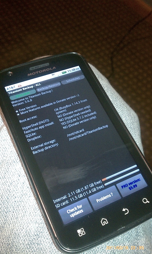 Motorola atrix 4g root