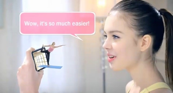 LG Optimus 3D en un video para justificar sus capacidades 3D