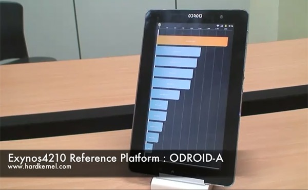 ODROID-A, un potente tablet para desarrollo con Exynos de doble núcleo