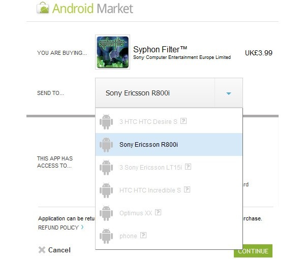 PS One Android Market PS One Android Market