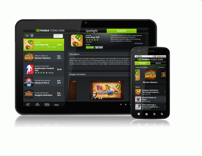 NVIDIA lanza aplicación Tegra Zone con juegos optimizados