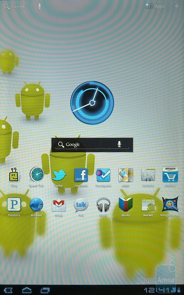 Motorola XOOM interfaz