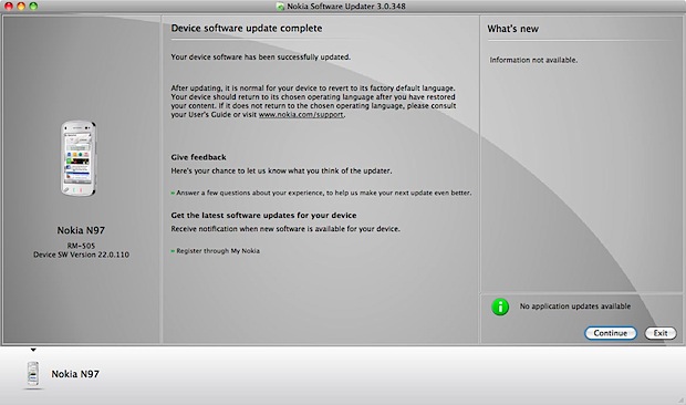 Nokia Software Updater para Mac en beta disponible para descargar