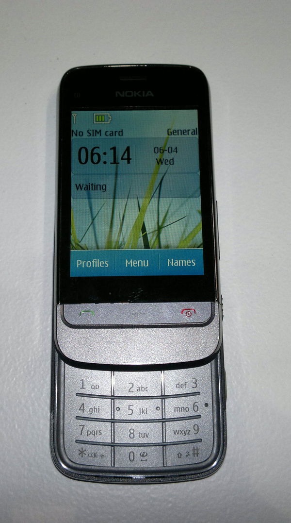 Nokia Touch and Type slider Nokia Touch and Type slider