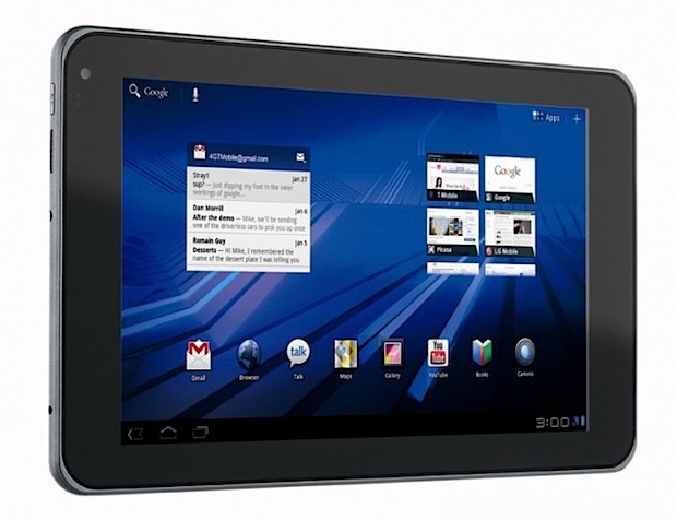 Precio del tablet G-slate (LG Optimus Pad)