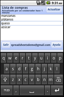 Edición móvil de Google Docs en Español