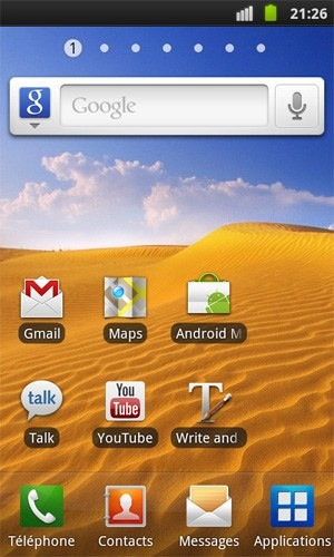 Se filtra Android 2.3.2 Gingerbread para el Galaxy S