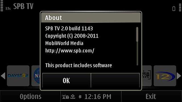 SPB TV 2.0 para Symbian: TV gratis en el celular