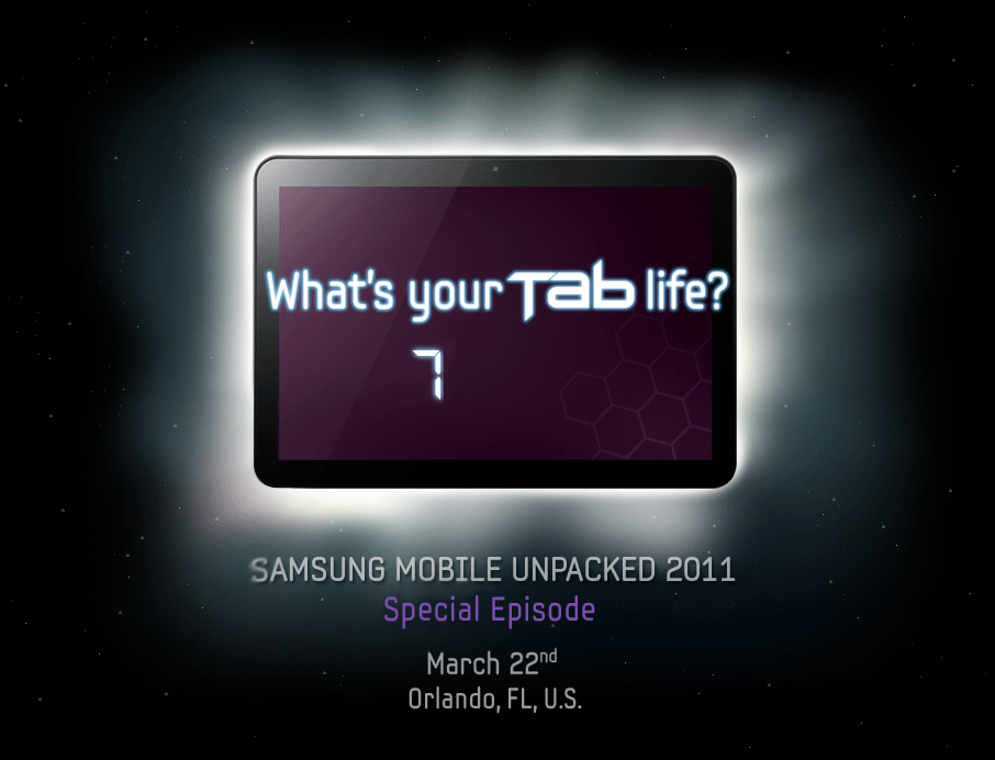 Samsung presentaría un tablet de 8.9 pulgadas el 22 de Marzo