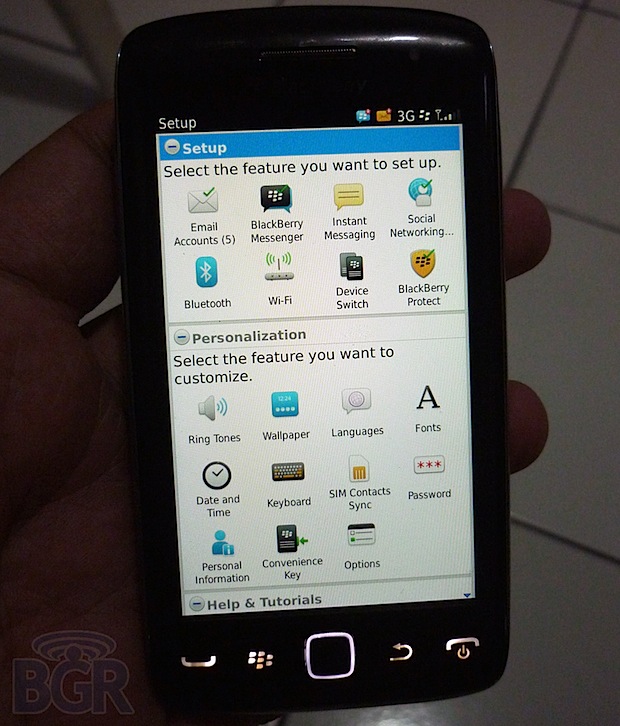 BlackBerry Touch nuevo BlackBerry Touch nuevo