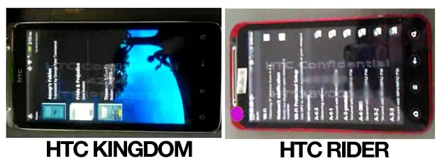 HTC Kingdom y HTC Rider aparecen en fotos