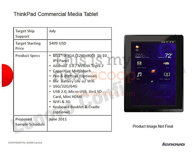 ThinkPad tablet ThinkPad tablet