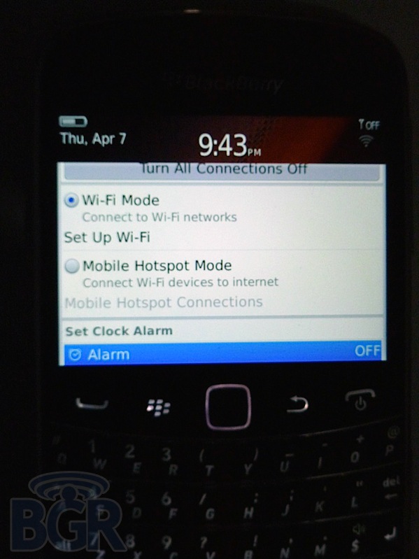 blackberry bold touch