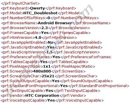 ¿HTC Doubleshot con Android Gingerbread y teclado QWERTY pronto?