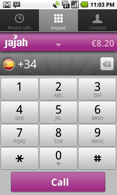 Jajah Android Facebook