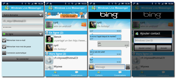 Windows Live Messenger para Android oficial podría lanzarse hoy