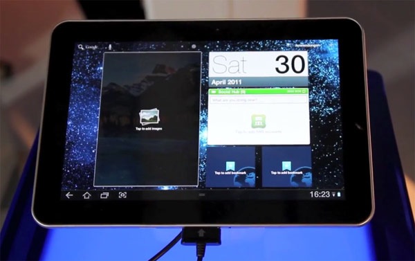 Samsung Galaxy Tab 8.9 aparece funcionando en video
