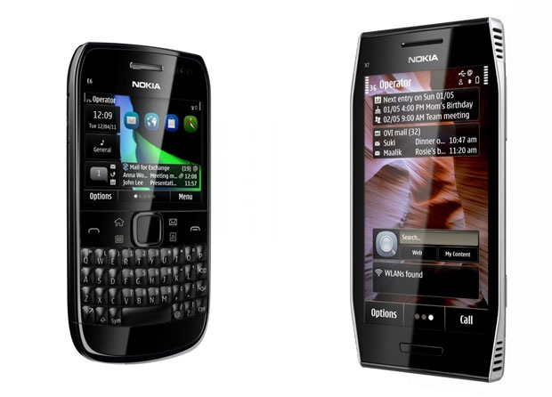 Nokia E6 y Nokia X7 con Symbian Anna comienzan a llegar a las tiendas
