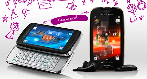 Sony Ericsson txt pro y Mix Walkman son promocionados antes de ser presentados