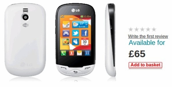 LG Ego Wi-Fi, un touchscreen simple
