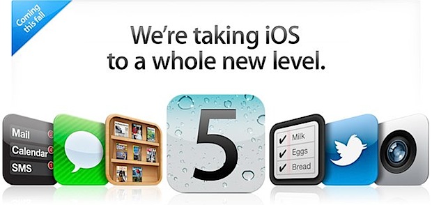 Apple anuncia el iOS 5