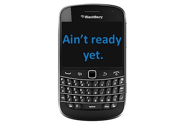 BlackBerry Bold 9900 no será lanzado hasta Septiembre