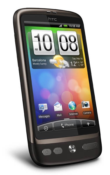 HTC Desire sacrificará algunas aplicaciones para obtener Android Gingerbread