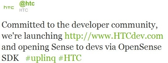 HTC anuncia OpenSense SDK y HTCdev para atraer desarrolladores